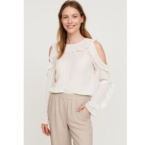 FANCO Frilly Ruffled Blouse